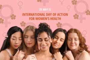 International Day of Action for Women's Health graphic