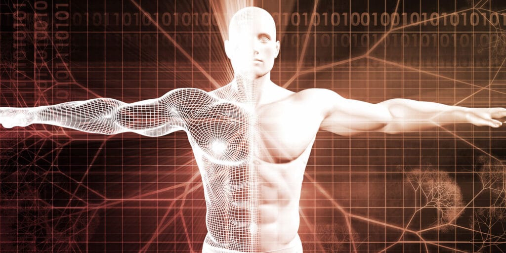 Predictive genetic testing Man Graphic