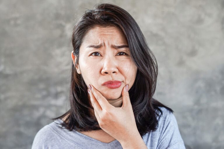 Asian Woman Stroke Face image